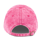 Bold & Curious Vintage Cotton Twill Cap hot pink